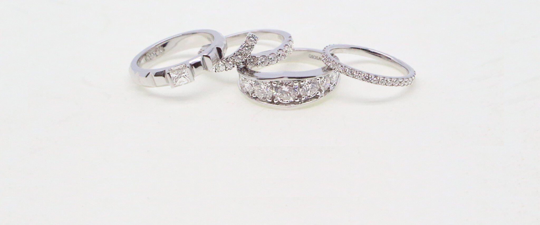 Customised Stackable Diamond Rings