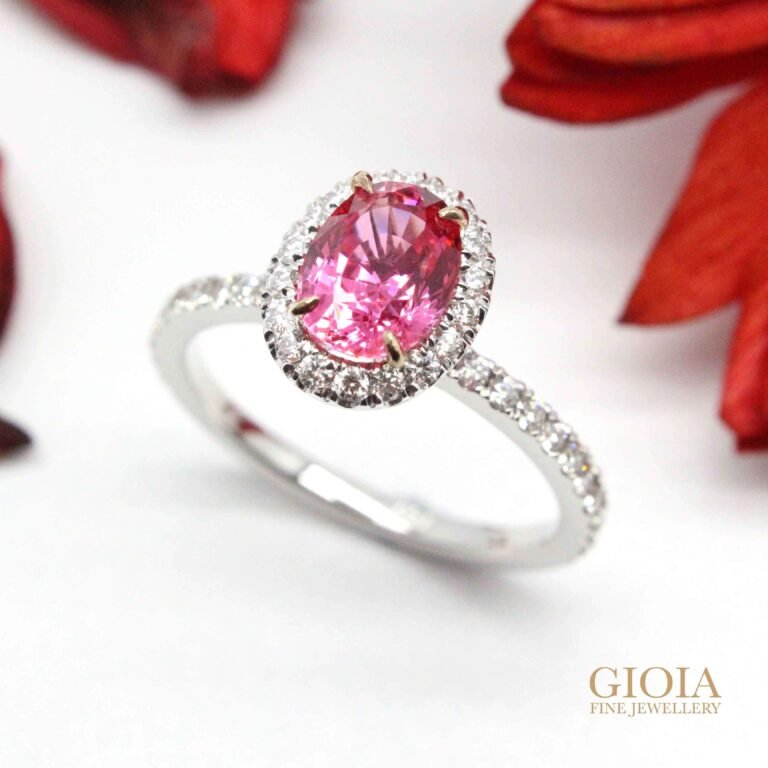 Pink Spinal Rings Pink Spinel Ring - Exceptional Rare Hot Pink To Red Gemstone