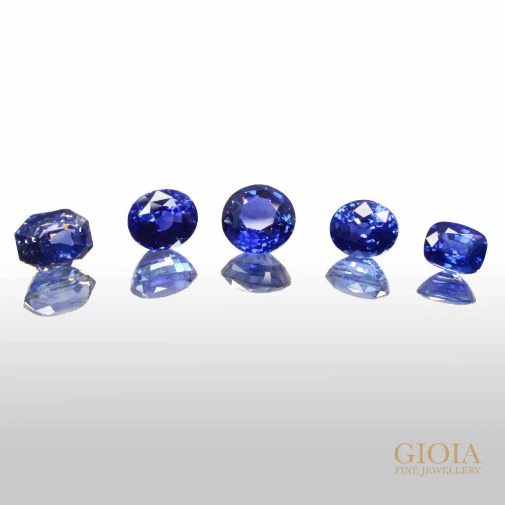 Rare unheated Blue Sapphire | Custom made wedding engagement ring with sapphire | Local Singapore Customised Jeweller