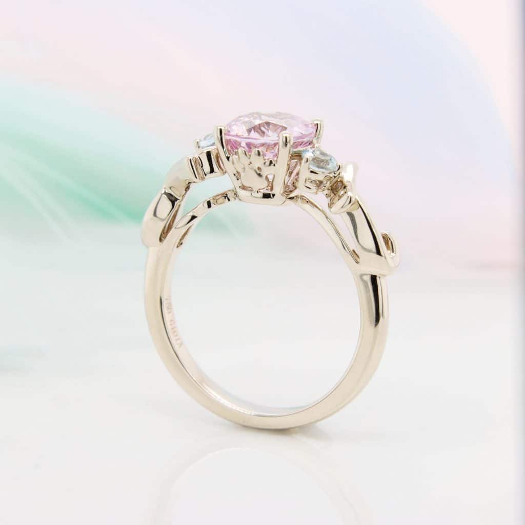 paws design personalised ring with personalised design Engagement Ring for your proposal in Singapore.