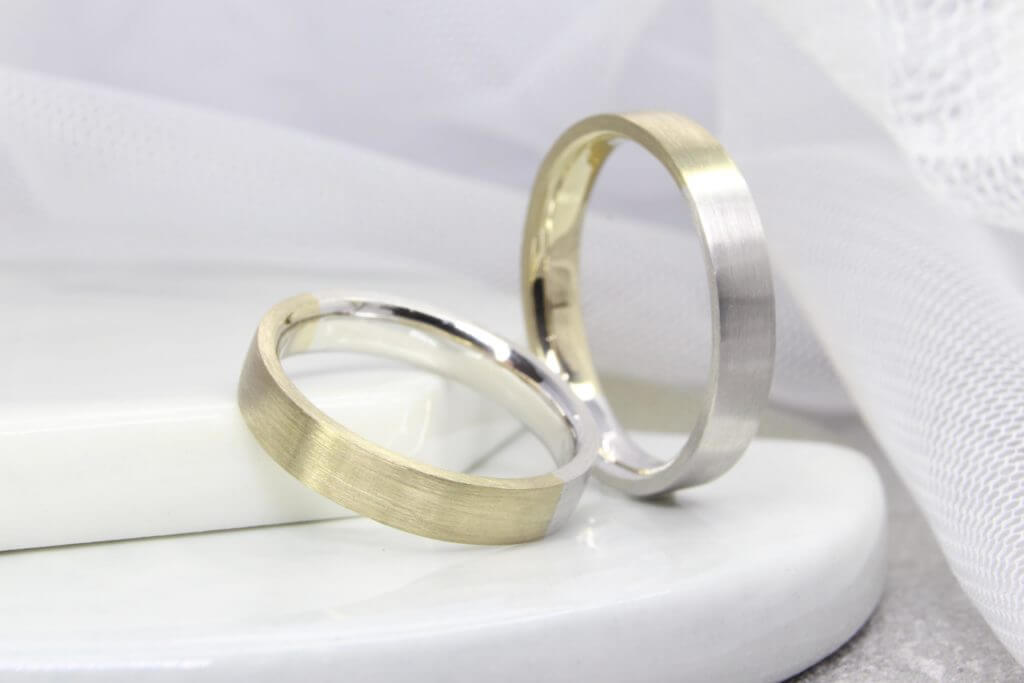 Pure gold sale wedding rings