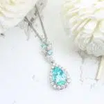 paraiba tourmaline, brazil paraiba, fine jewelry, high jewelry, customised jewellery, bespoke jewellery, rare gemstone, customised pendant jewellery, customised pendant,