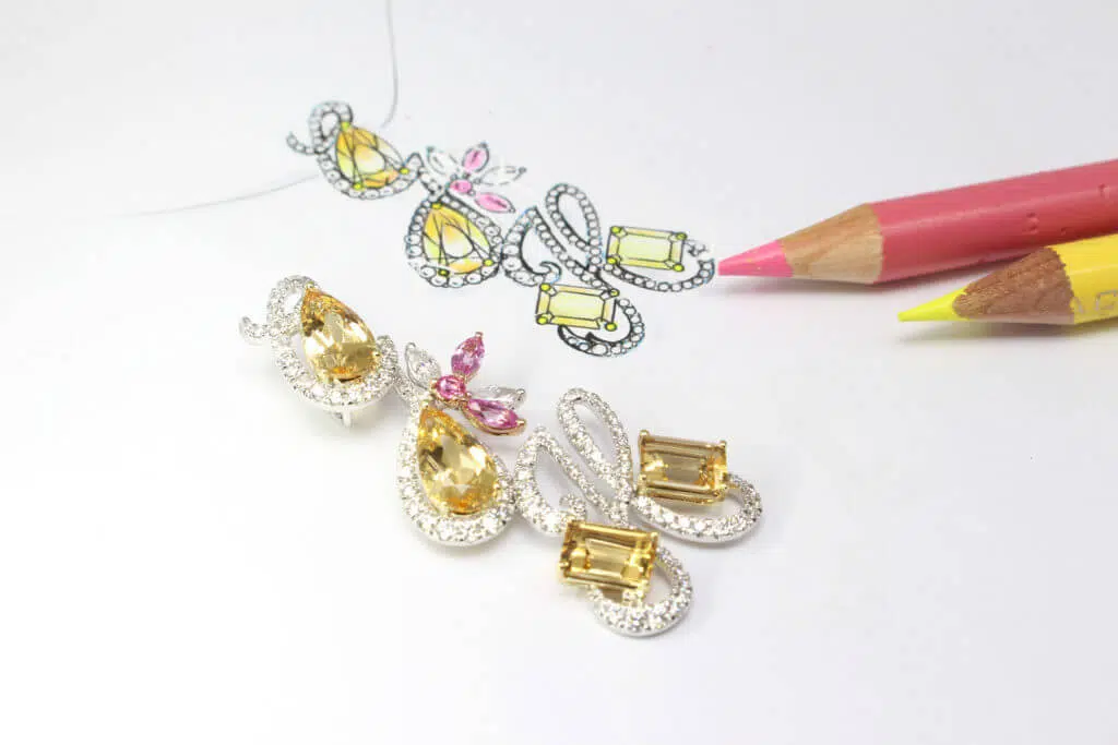 Customised Jewellery - Gemstone Pendant with birthstone jewellery 