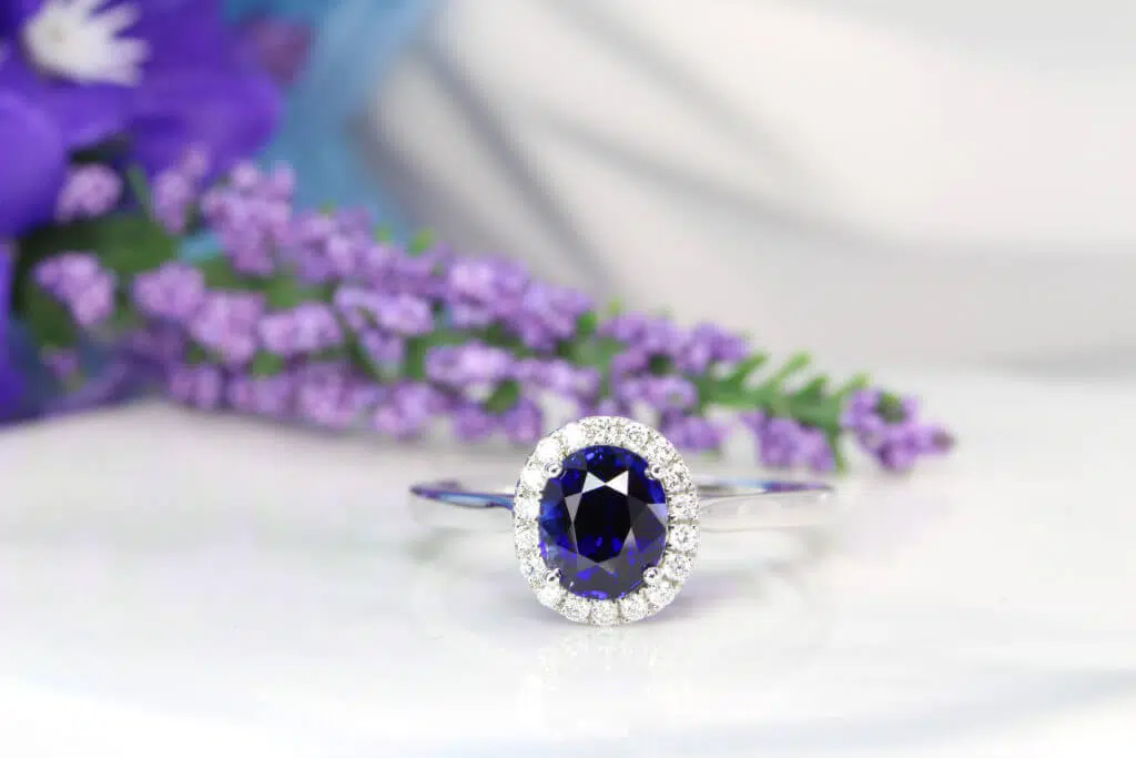 Royal Blue Sapphire Heirloom Jewellery Modern Heirloom Jewellery customised with natural gemstone is an object of legacy. Featuring a royal blue and teal sapphire customised ring, custom made for both the wearer daughters. It could be anything from an antique brooch or an art deco ring that has been held by the family for decades. Singapore Local Jewellery in Customised Jewellery