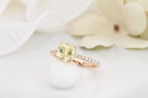 Yellow Sapphire Rose Gold