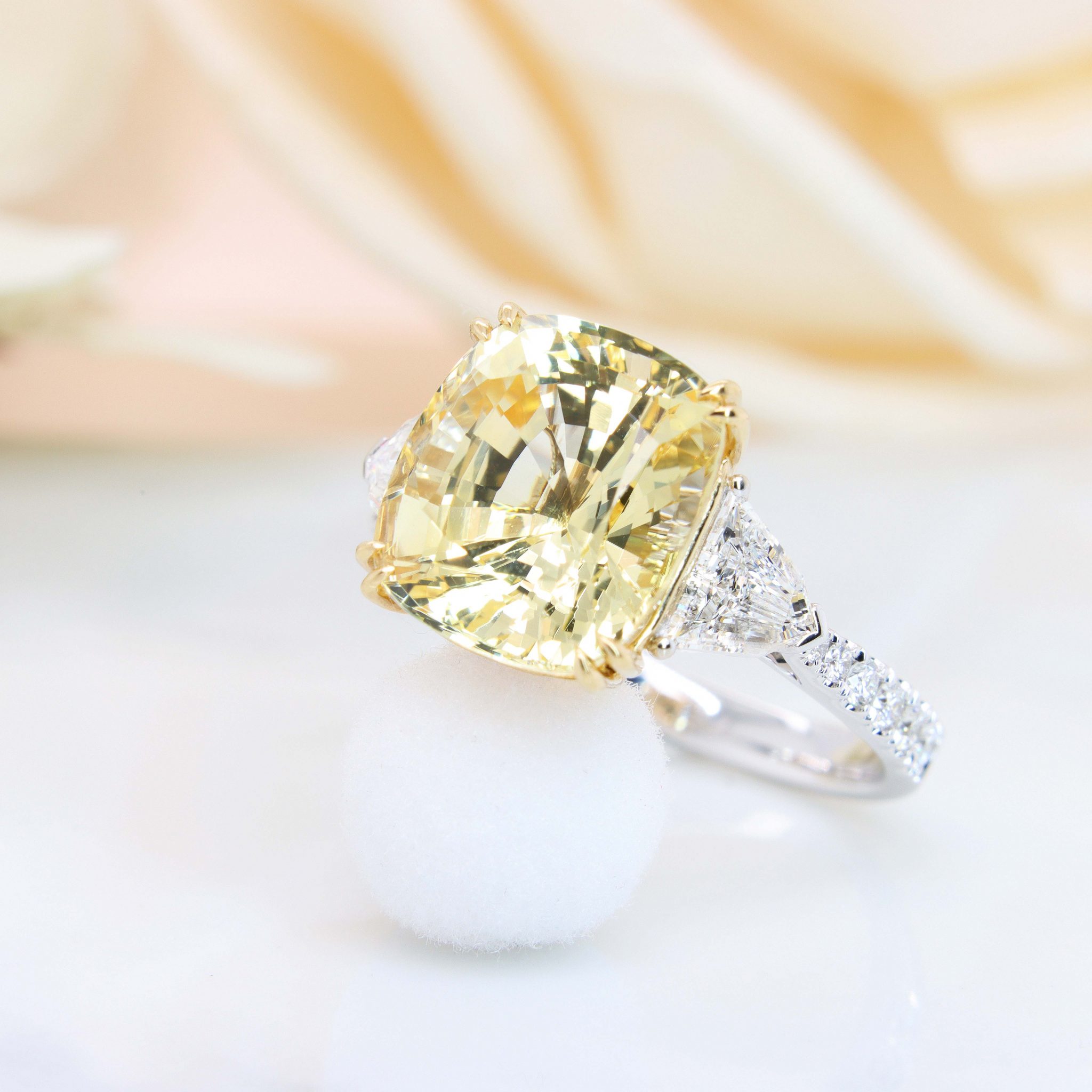 Yellow Sapphire Ring - Sapphire Bespoke Design To Fine Jewelry