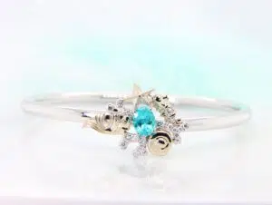 Rare Gemstone Brazil Paraiba Tourmaline Bangle jewellery