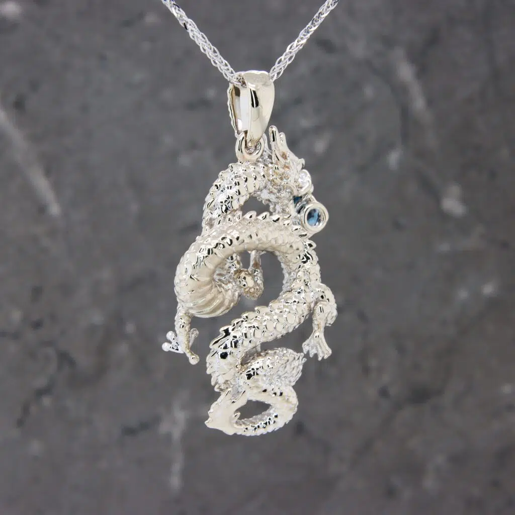 Personalised Pendant Champagne Gold Designed with Spinel birthstone jewellery
