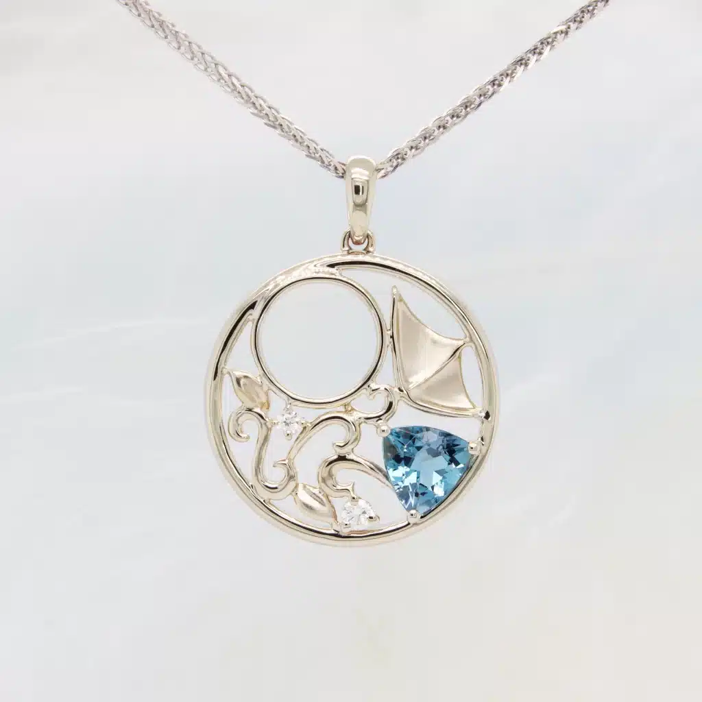 Personalised Pendant Jewellery with Zodiac and birthstone