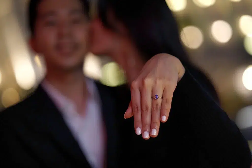 Customised Engagement Ring for unique proposal with GIOIA Fine Jewellery - Gemstone Engagement Ring & Unique Personalised Design