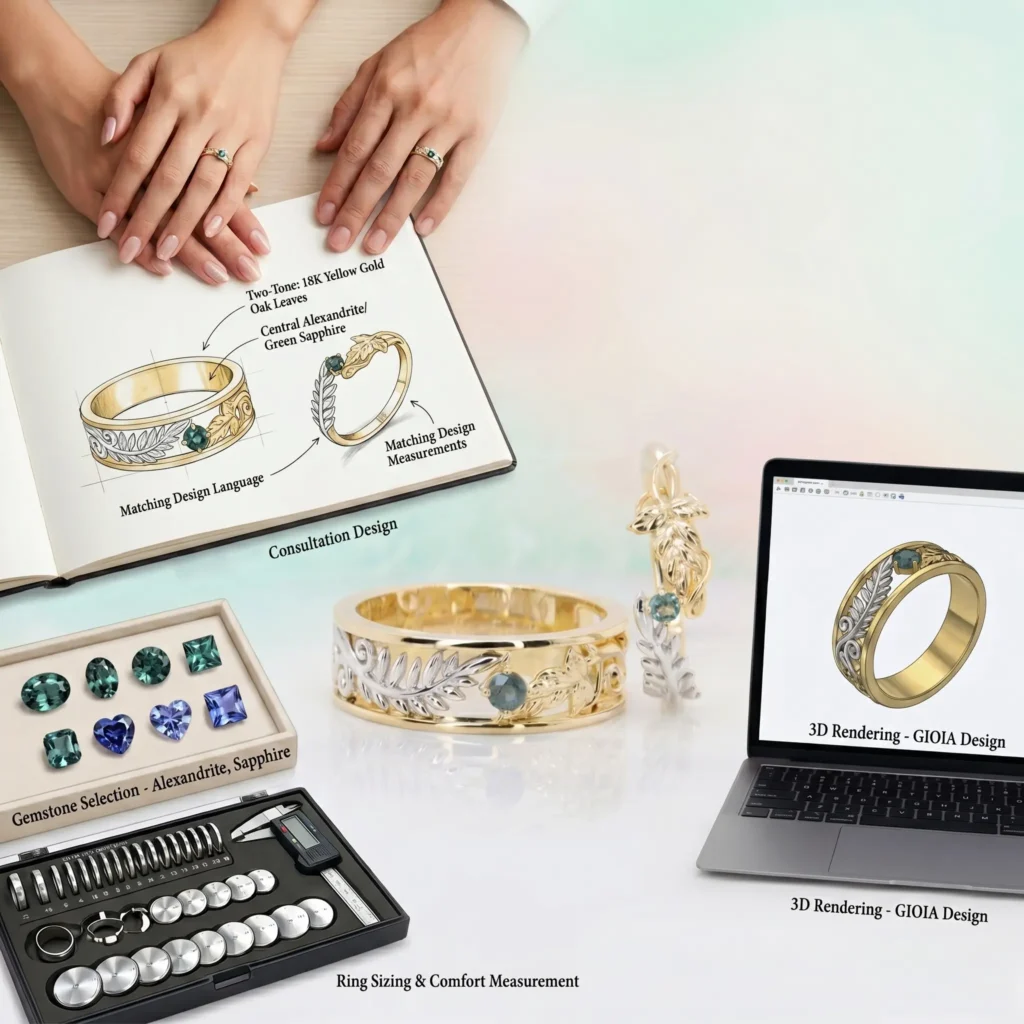 Customised Wedding Bands at GIOIA Fine Jewellery