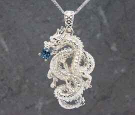Traditional Chinese Dragon personalised pendant jewellery