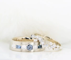 Personalised unique Wedding Ring with Marvel character inspiration design