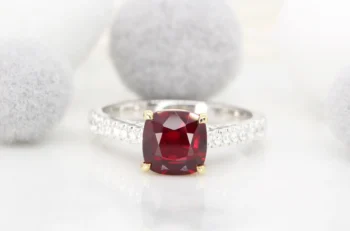 Vivid Ruby Proposal Ring - Gemstone Engagement Ring