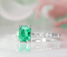 Minor Oil from Colombian customised with Pave Diamond Ring