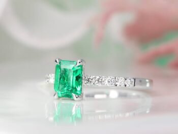 Minor Oil from Colombian customised with Pave Diamond Ring