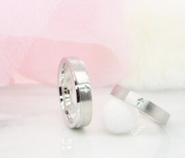 Christian Cross Wedding Band