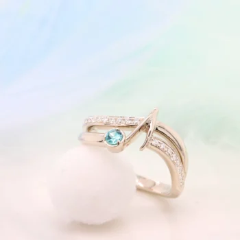 Custom Ring Design with Musical Note Quaver Inspiration Diamond Ring